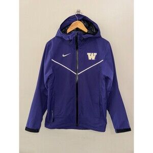 Nike NCAA UW Washington Huskies Team Issue PE Storm-FIT Rain Jacket Mens XS USA